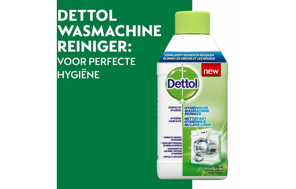 Dettol Wasmachine Reiniger Hygiëne - 250ml x6 - Copy
