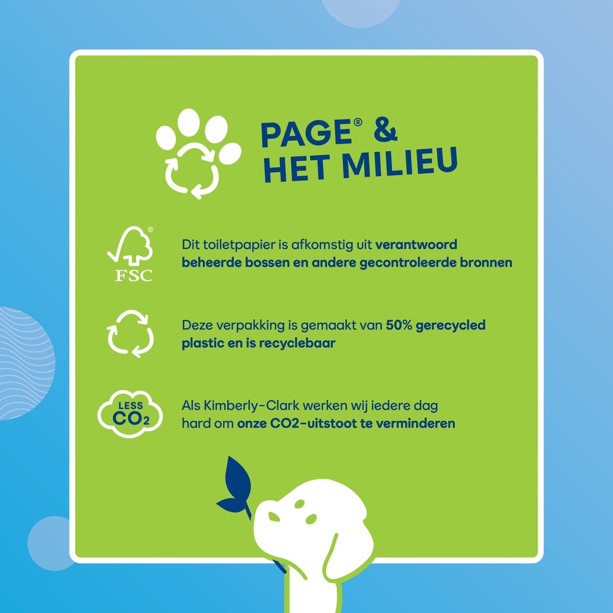 Page toiletpapier - 96 rollen - Compleet Schoon wc papier - met een vleugje katoen