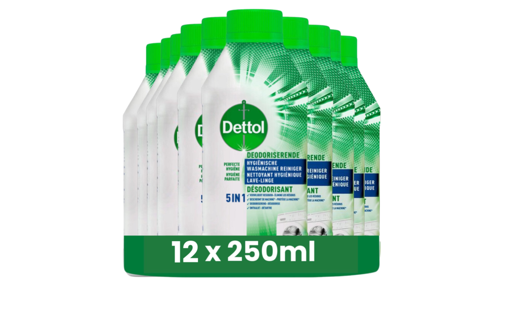 Dettol Washing Machine Cleaner Duo - 6 Stuks - Voordeelverpakking