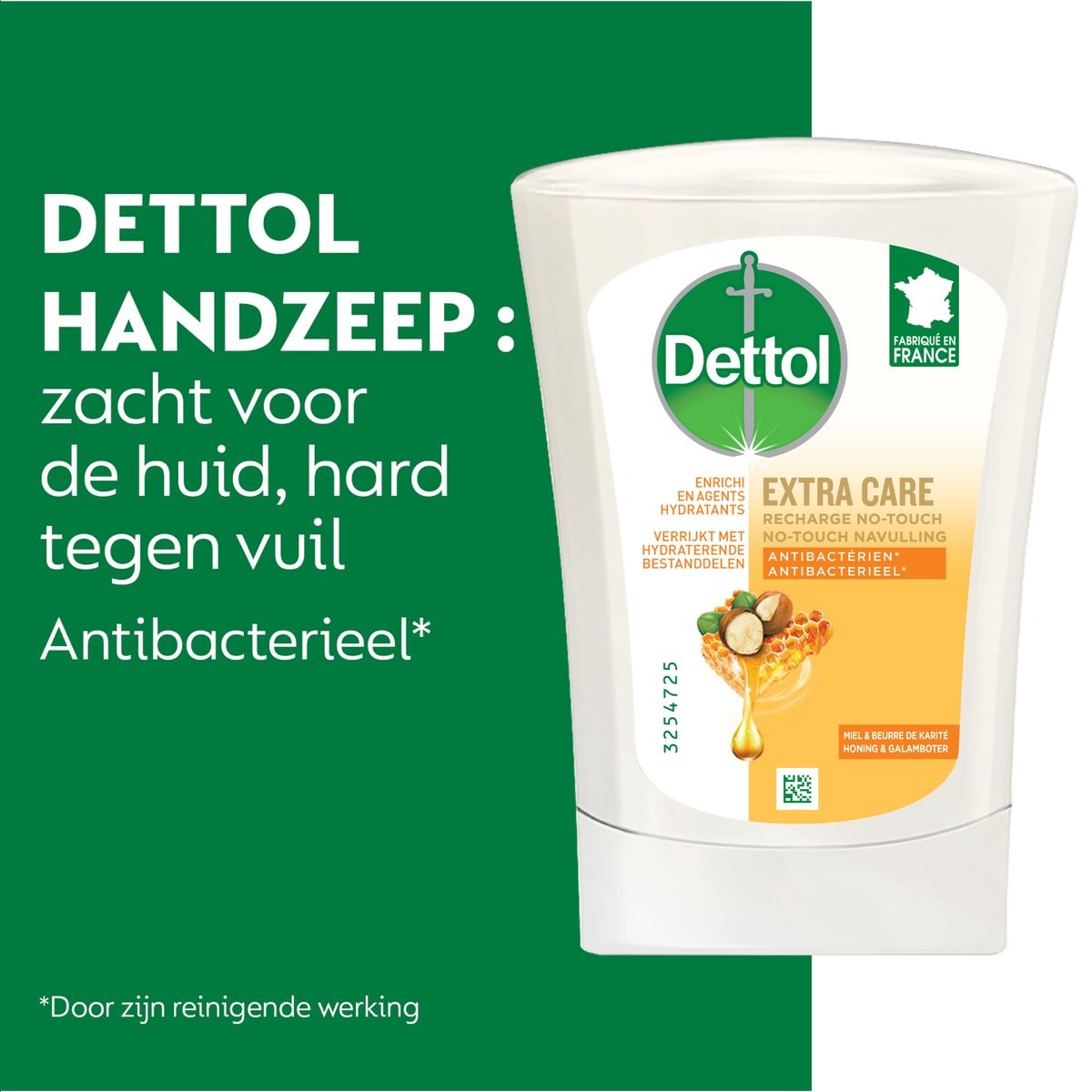 Dettol No-Touch Navulling - Aloe Vera - Extra Care Honey & Sheabutter - Sheabutter - 250ML x 9