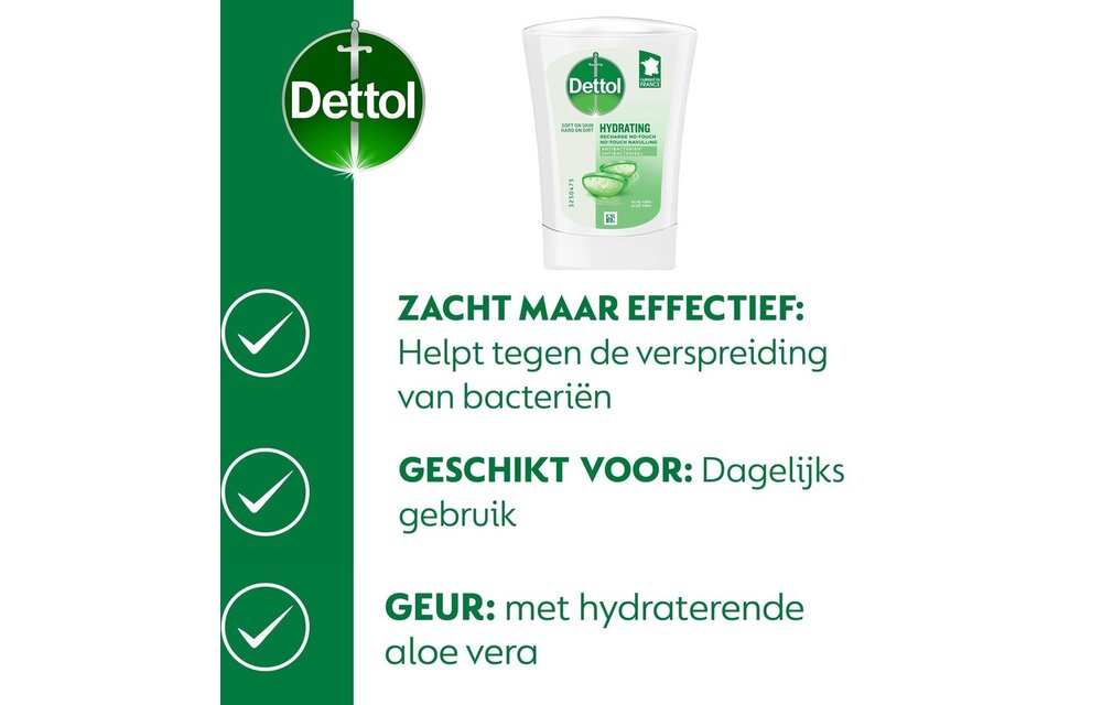Dettol No-Touch Navulling - Aloe Vera - Extra Care Honey & Sheabutter - Sheabutter - 250ML x 9