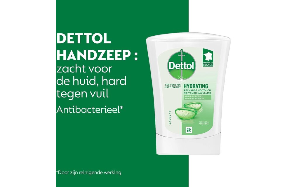 Dettol No-Touch Navulling - Aloe Vera - Extra Care Honey & Sheabutter - Sheabutter - 250ML x 9