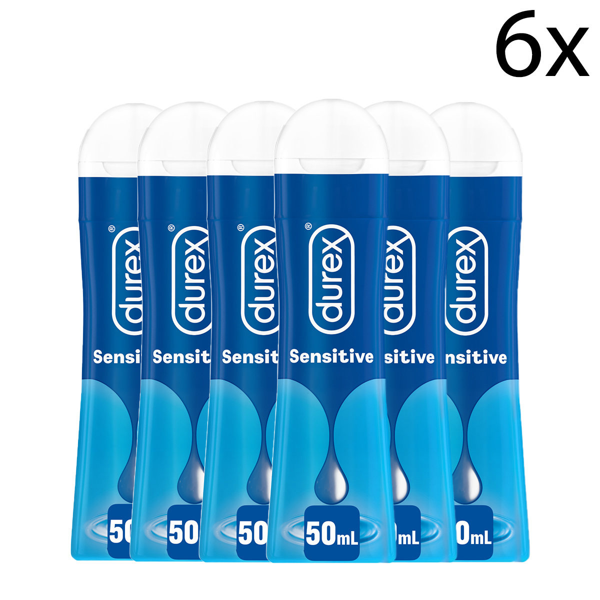 Durex Glijmiddel Play Sensitive – 50ml x6