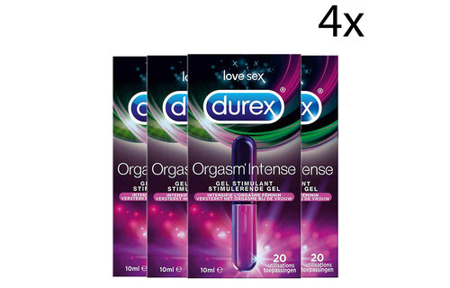 Durex Intense Orgasm Gel 10ML - 4 Stuks - Voordeelverpakking