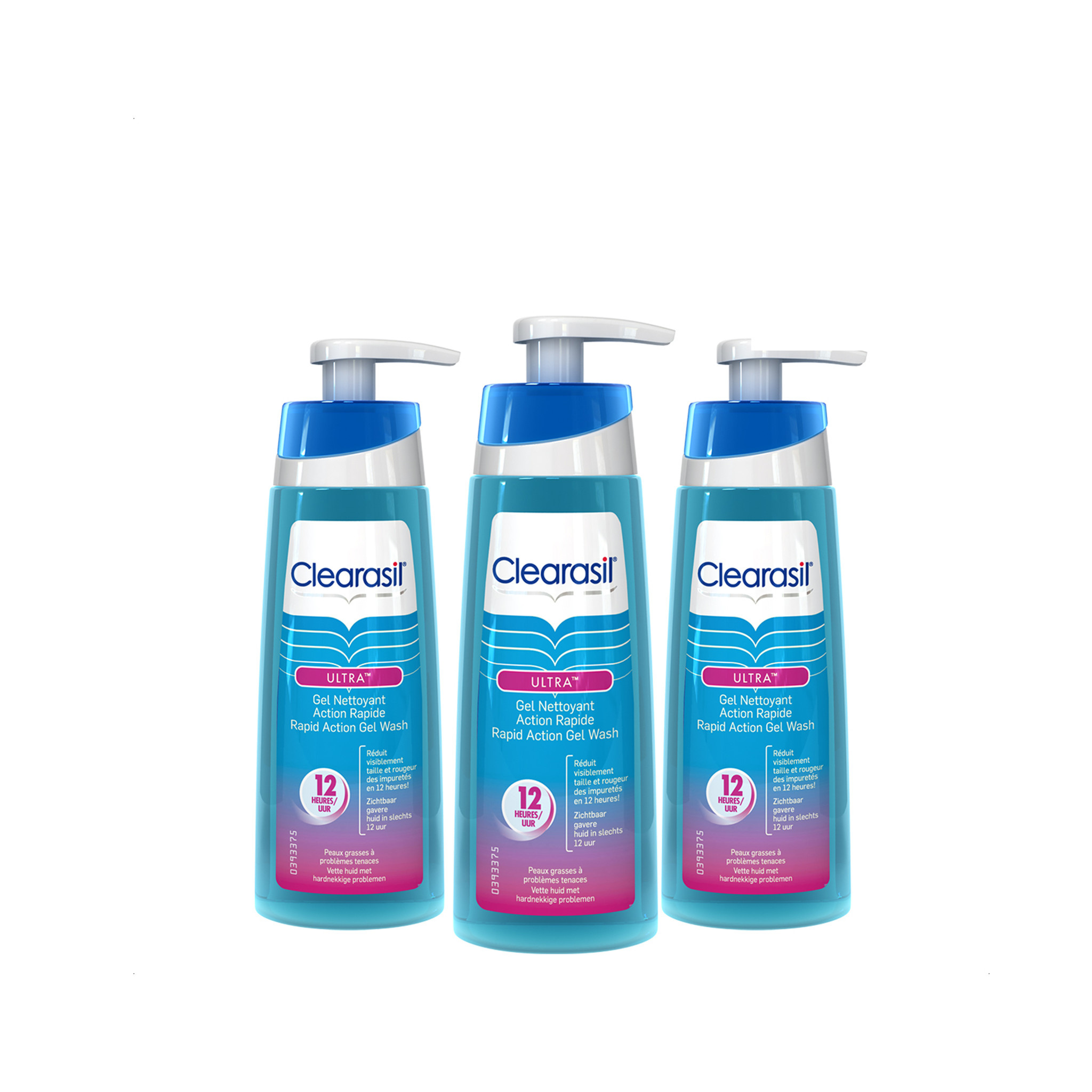 Clearasil Ultra Gel Wash 200ML - 3 Stuks - Voordeelverpakking