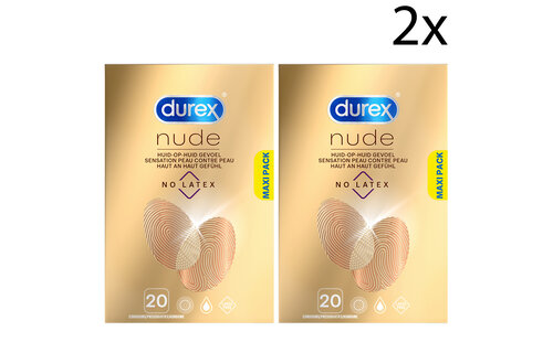 Durex Condooms Nude No Latex 20st x2