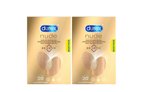 Durex Condooms Nude No Latex 20st x2