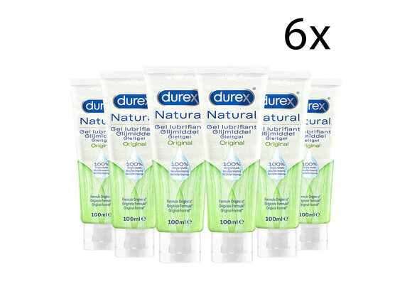 Durex Natural Gel 100ML - 6 Stuks - Voordeelverpakking
