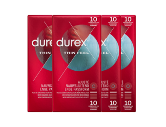 Durex Condooms Thin Feel Close Fit 10st x 5