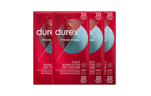 Durex Condooms Thin Feel Close Fit 10st - 5 Stuks - Voordeelverpakking