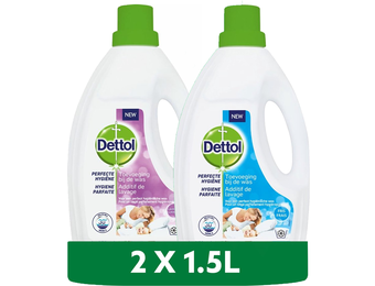 Dettol - Was Toevoeging Hygiëne Fresh  & Lavendel - Mixverpakking – 2 x 1,5L