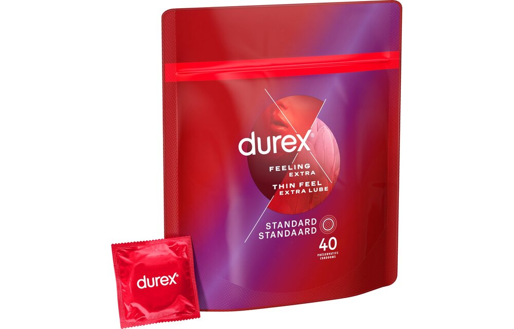 Durex Thin Feel Extra Lube x40