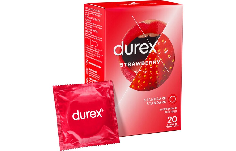 Durex Condooms Strawberry 20st