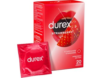 Durex Condooms Aardbeiensmaak - 12 stuks