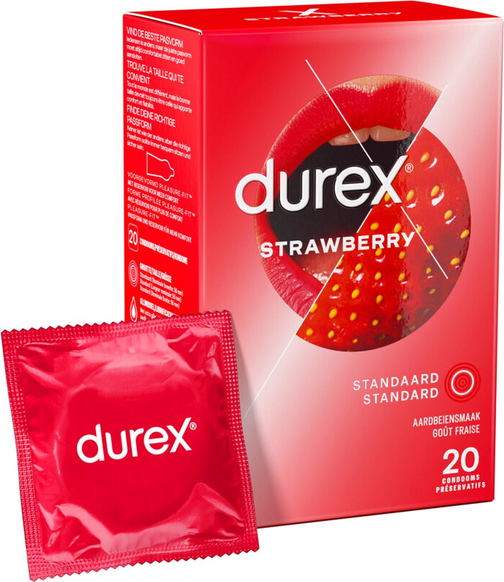 Durex Condooms Strawberry 20st