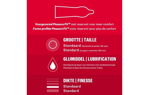 Durex Condooms Strawberry 20st