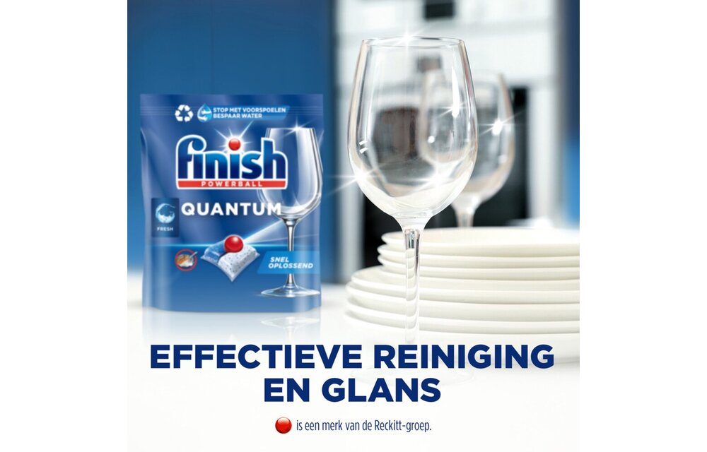 Finish Quantum All in One Regular Vaatwastabletten - 44 Capsules