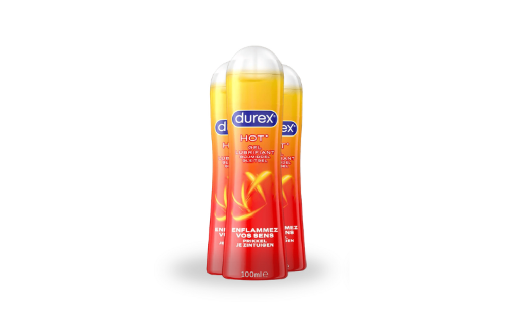 Durex Verwarmende Glijmiddel - 100 ml x3
