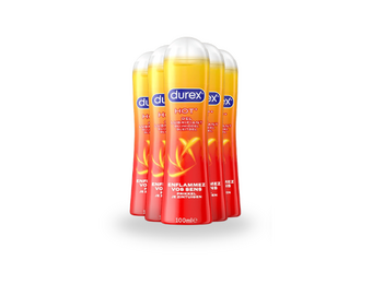 Durex Verwarmende Glijmiddel - 100 ml x5