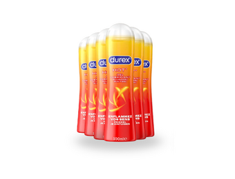 Durex Verwarmende Glijmiddel - 100 ml x6