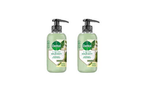 Dettol Handzeep – Antibacterieel – Zen & Zesty – Groene Thee & Bergamot – 300 ml x2