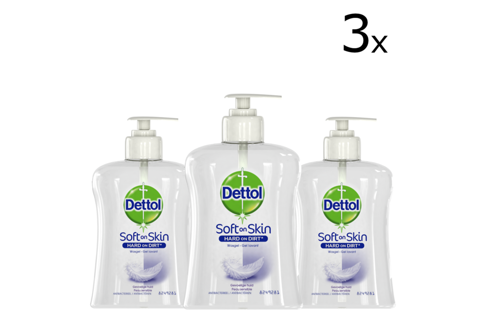 Dettol Handzeep - Gevoelige Huid - 250ml x12