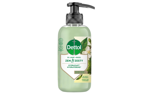 Dettol Handzeep – Antibacterieel – Zen & Zesty – Groene Thee & Bergamot – 300 ml x5
