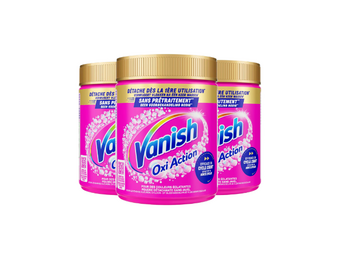 Vanish Pink Laundry Booster Powder 480g x3