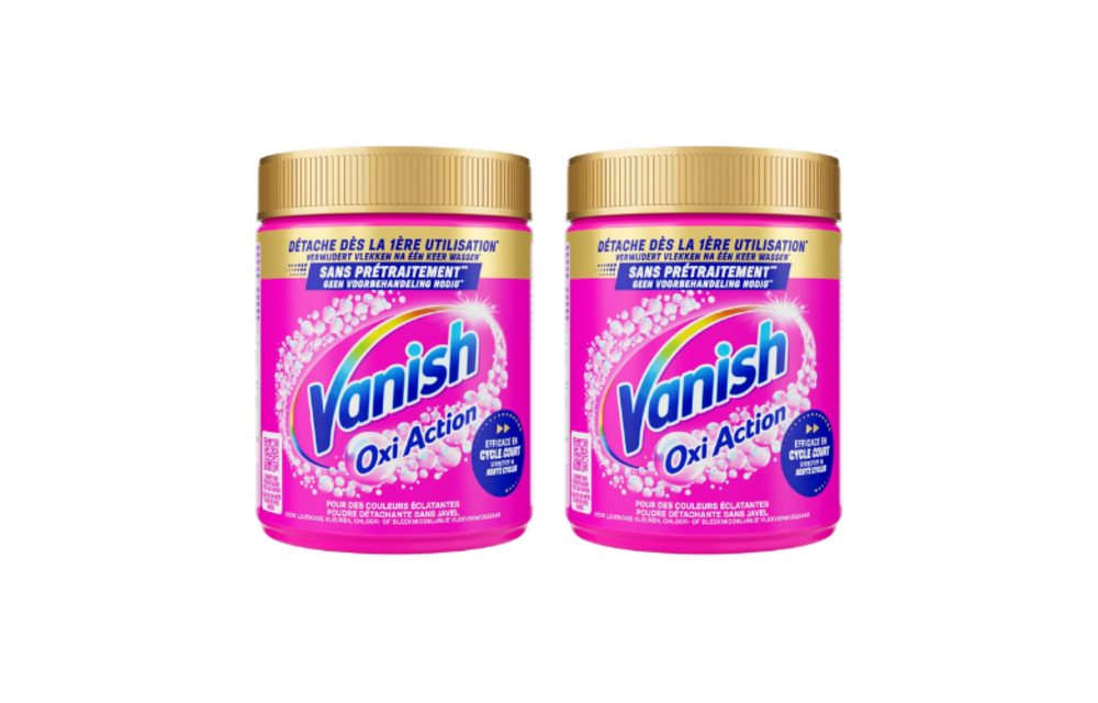 Vanish Pink Laundry Booster Powder 480g x2