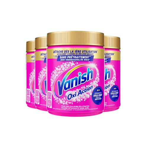 Vanish Pink Laundry Booster Powder 480g x4