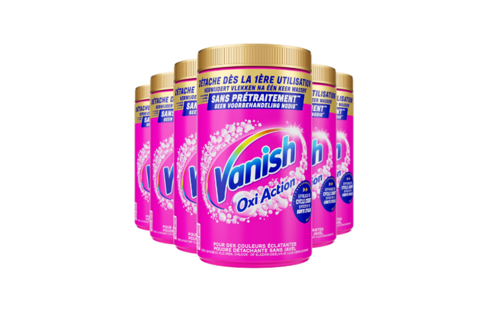 Vanish Oxi Action Vlekverwijderaar Poeder Color – 6x 960 g – 5,76 kg – Voordeelverpakking