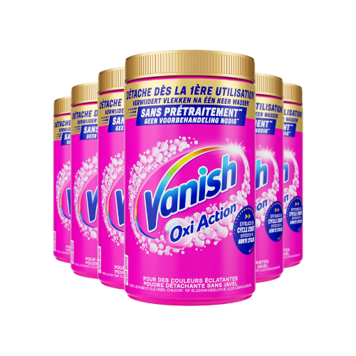Vanish Oxi Action Vlekverwijderaar Poeder Color – 6x 960 g – 5,76 kg – Voordeelverpakking