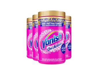 Vanish Oxi Action Vlekverwijderaar Poeder Color – 4x 1,45 kg – 5,8 kg – Voordeelverpakking