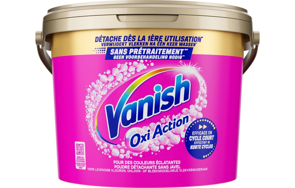 Vanish Oxi Action Vlekverwijderaar Poeder Color – 2,7 kg – Voor Gekleurde Was