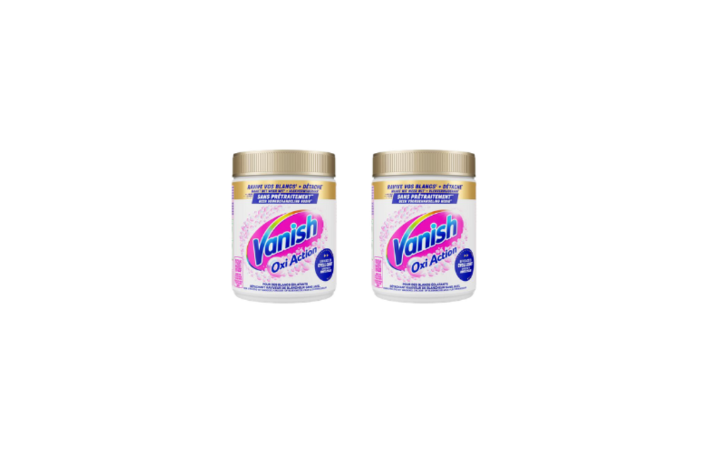 Vanish Oxi Action Vlekverwijderaar Poeder White – 2x 480 g – 960 g – Voordeelverpakking