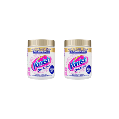 Vanish Oxi Action Vlekverwijderaar Poeder White – 2x 480 g – 960 g – Voordeelverpakking