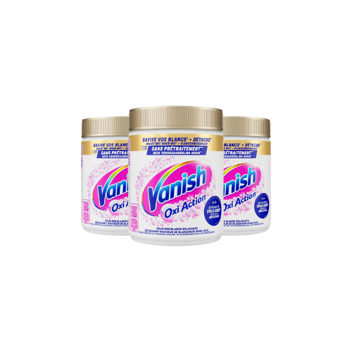 Vanish Oxi Action Vlekverwijderaar Poeder White – 3x 480 g – 1,44 kg – Voordeelverpakking