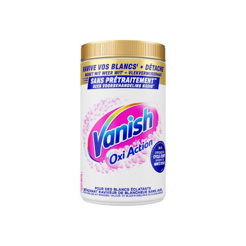 Vanish Oxi Action Vlekverwijderaar Poeder White – 1,445 kg – Voor Witte Was