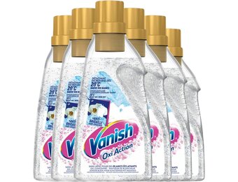 Vanish Oxi Action Vlekverwijderaar Gel White – 6x 750 ml – 4,5 Liter – Voordeelverpakking
