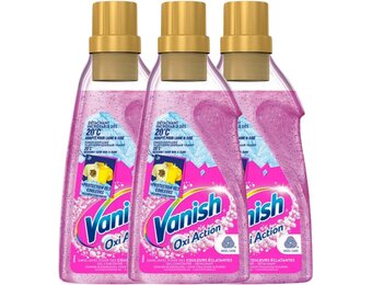 Vanish Oxi Action Vlekverwijderaar Gel Color – 3x 1,5 Liter – 4,5 Liter – Voordeelverpakking