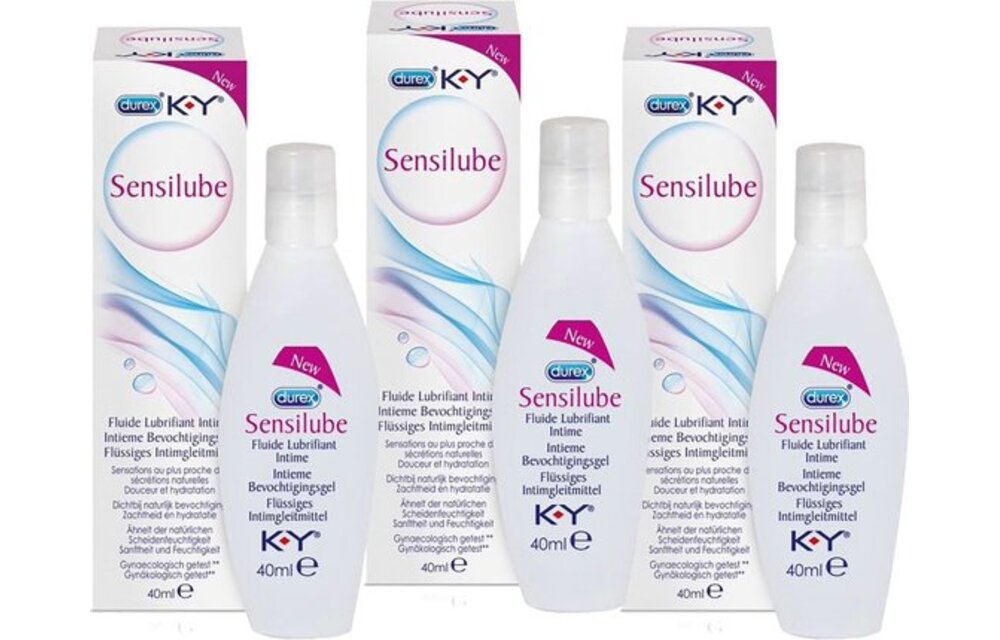 Durex Sensilube Glijmiddel Waterbasis - 40 ml x3