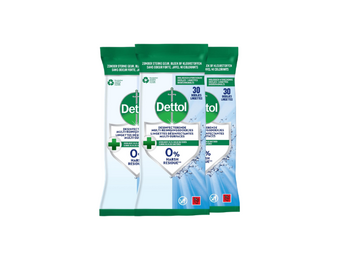Dettol Desinfecterende Reinigingsdoekjes – 90 Stuks – 3x 30 – Voor Meerdere Oppervlakken