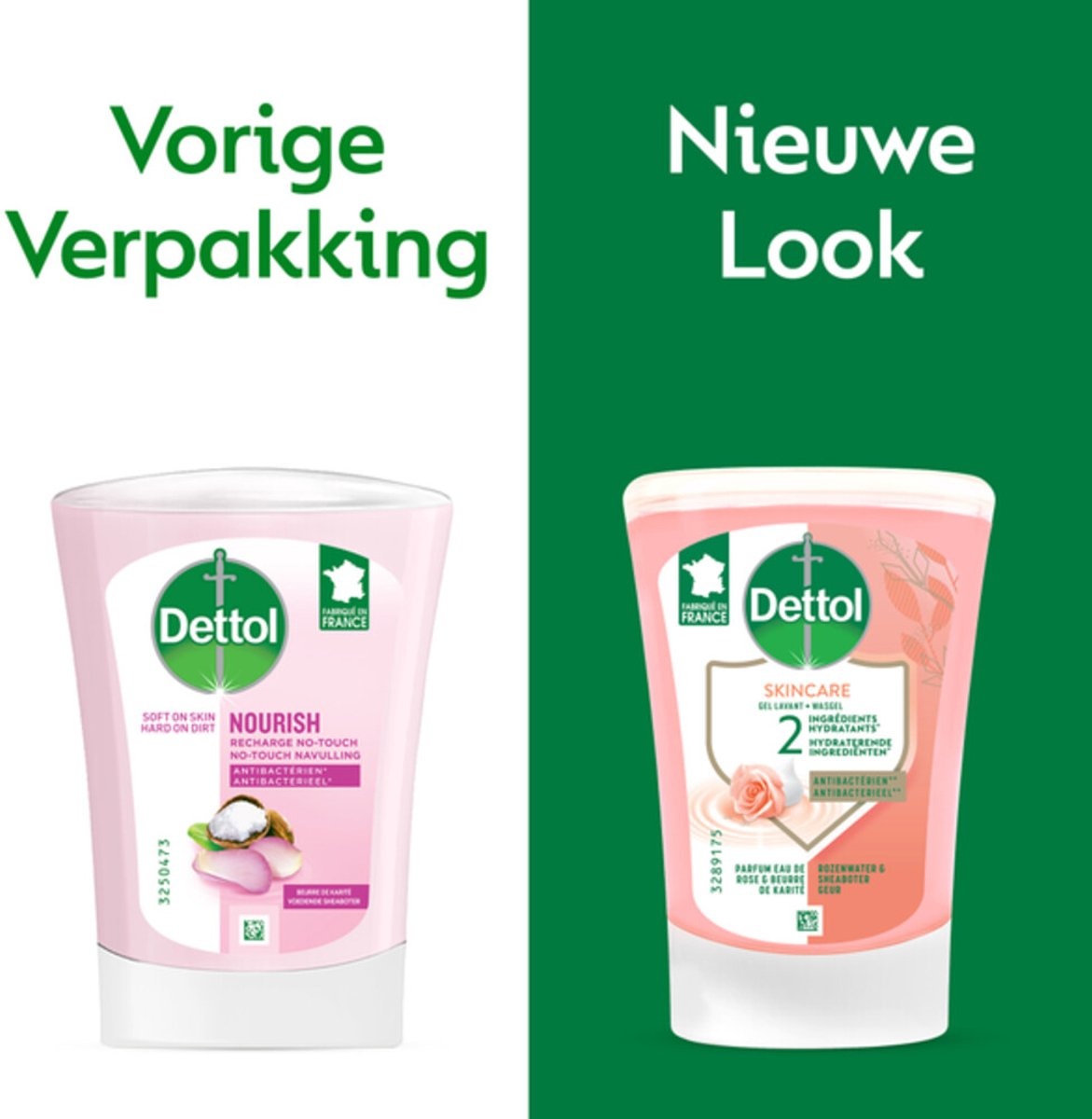 Dettol No-Touch Handzeep Navulling Rozenwater & Sheabutter (Skincare) 250ml - 1 stuk - Voordeelverpakking
