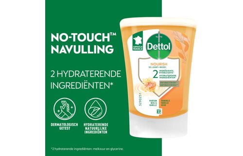 No Touch Kit Aloe Vera - 2 x Dettol No-Touch Refill Extra Care Honey Sheabutter 250ML - Voordeelpakket