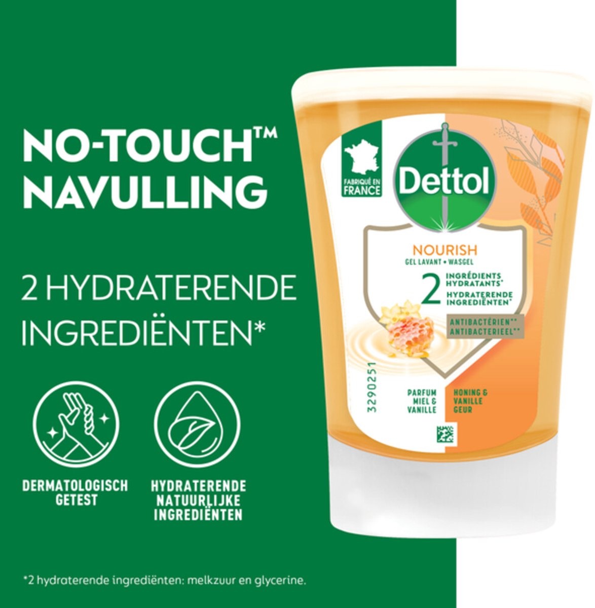 No Touch Kit Aloe Vera - 2 x Dettol No-Touch Refill Extra Care Honey Sheabutter 250ML - Voordeelpakket