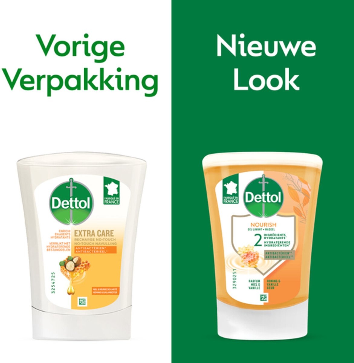 No Touch Kit Aloe Vera - 2 x Dettol No-Touch Refill Extra Care Honey Sheabutter 250ML - Voordeelpakket