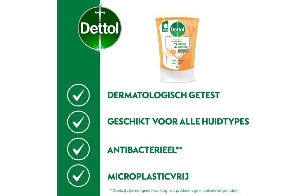No Touch Kit Aloe Vera - 2 x Dettol No-Touch Refill Extra Care Honey Sheabutter 250ML - Voordeelpakket
