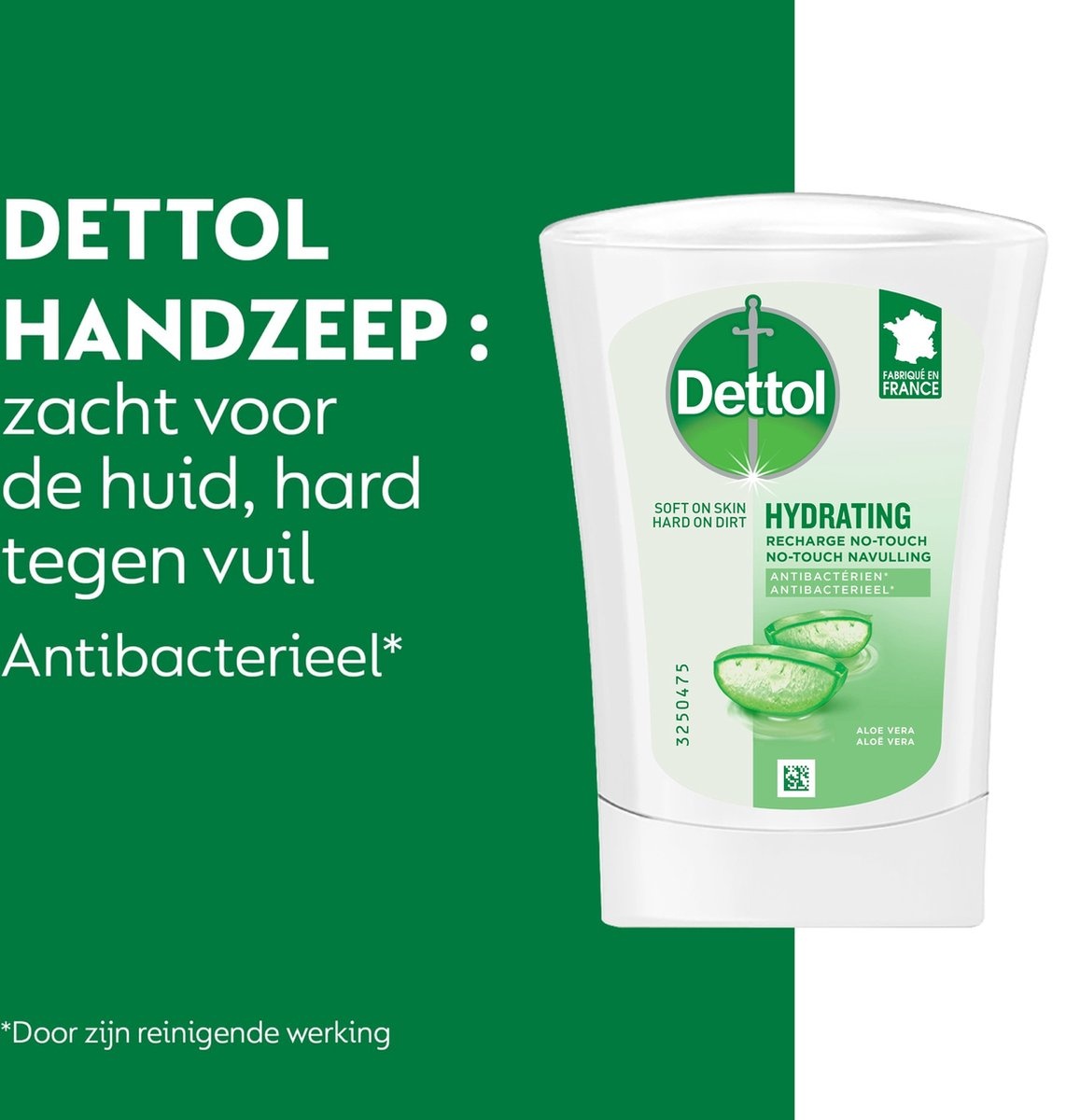 Dettol No Touch Refill Hydrating Aloe Vera 250ML - 10 Stuks - Voordeelverpakking