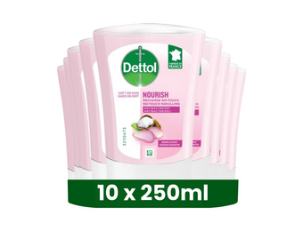 Dettol Handzeep No Touch Navulling - Galamboter - 250ml x10