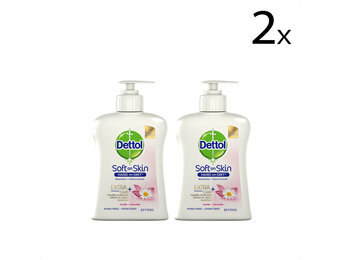 Dettol Handzeep - Extra Care Gevoelige en Normale Huid Lotus & Kamille 250ml x2